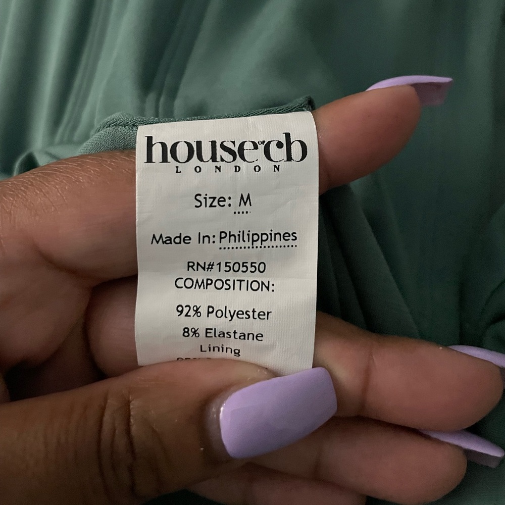 House Of CB Milena Forest Corset Maxi Dress - Picture 5 of 6